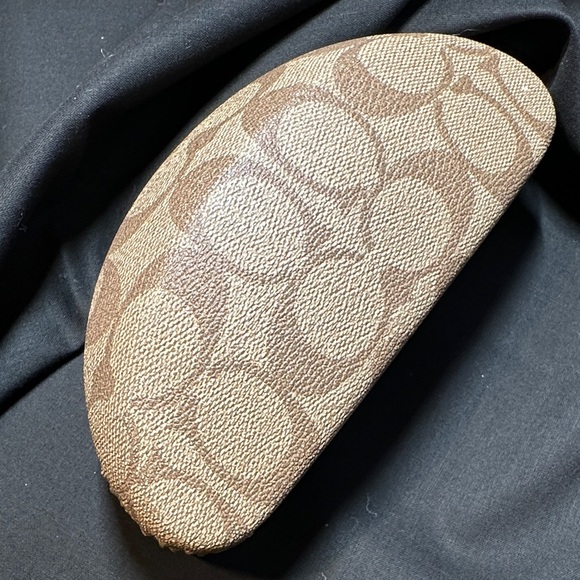 Elegant Brown Patterned Glasses Case - Picture 1 of 6